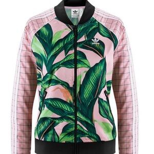 Womens Adidas Originals Supserstar Track Jacket (Farm Rio collection), NWT!
